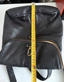 Fatface leather backpack/crossbody bag