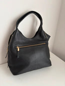 Marks and Spencer black leather handbag