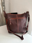 White stuff leather bag