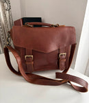 Fatface leather bag