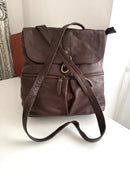 Fatface leather bag