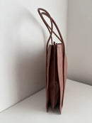 Marks & Spencer Melba Apricot Blush Leather Women's Tote Handbag