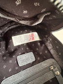Fatface grey leather crossbody bag