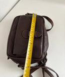 Fatface brown leather satchel bag