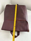 White stuff sturdy purple leather backpack