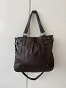 Crew clothing leather bag
