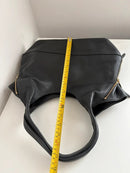 Marks and Spencer black leather handbag