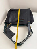 White stuff navy leather handbag/shoulder bag