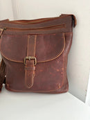 Fatface leather bag