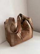 White stuff leather bag
