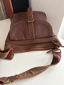 Fatface leather bag