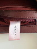 Brown Leather Bucket Crossbody Bag with Adjustable Strap