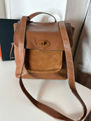 White stuff leather bag