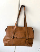 White stuff leather bag
