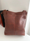 Fatface leather bag
