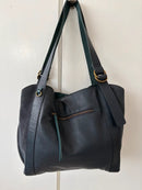 White stuff leather bag