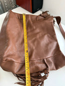 White stuff leather bag