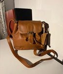 Fatface leather bag