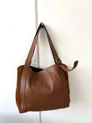 White stuff leather bag
