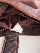 White stuff leather bag