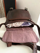 White stuff leather bag