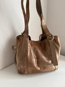 White stuff leather bag