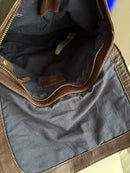 Fatface leather bag