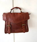 Fatface leather bag
