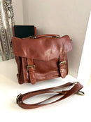 Fatface leather bag