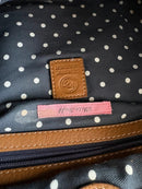 White stuff leather bag