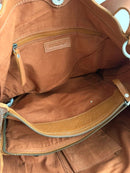 White stuff leather bag