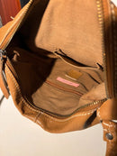 White stuff leather bag