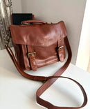 Fatface leather bag