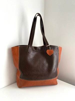 Fatface leather bag