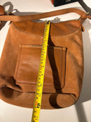 White stuff leather bag