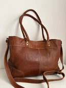 Fatface leather bag