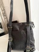 Fatface leather backpack/crossbody bag