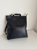 White stuff leather bag