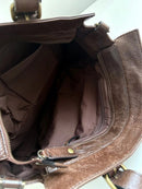 Marks and Spencer chestnut brown leather handbag