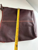 White stuff leather bag