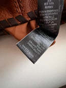 Autograph large brown leather shoulder bag