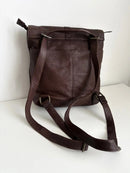 Fatface leather backpack