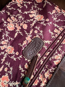 Fatface large chocolate/dark brown leather tote bag