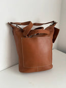 White stuff brown leather crossbody/shoulder bag/satchel bag