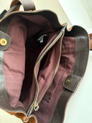 White stuff leather bag