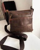 Fatface leather bag