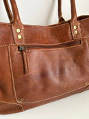 Fatface leather bag