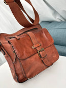 Fatface leather bag