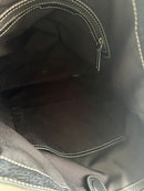 M&S Black Pebbled Leather Shoulder Bag with Zip Pocket