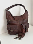 Fatface leather bag